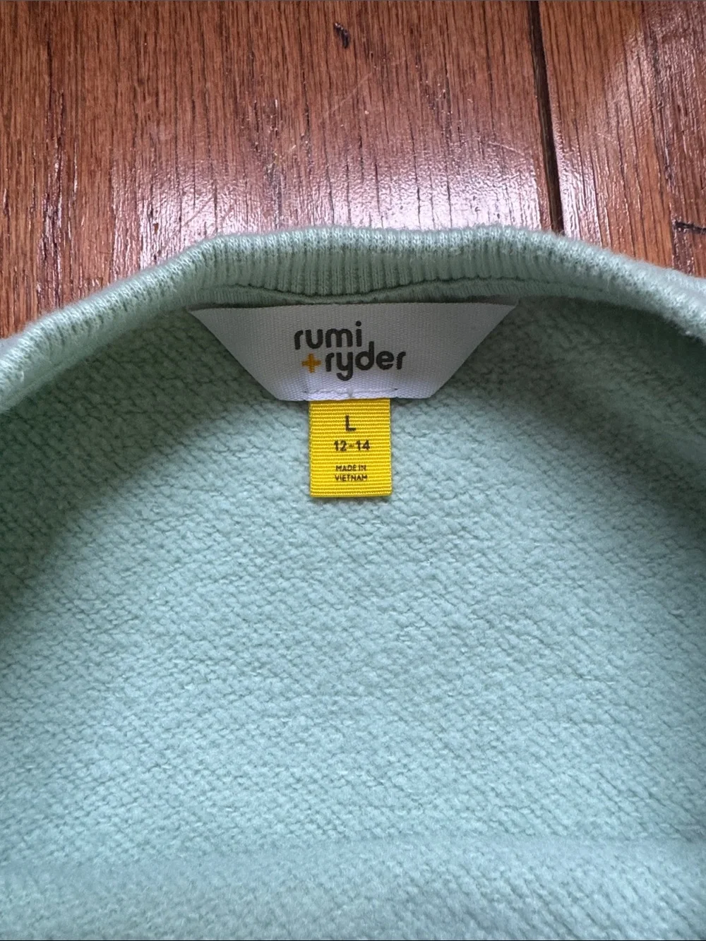 Rumi & Ryder Kids Mint Crewneck Sweatshirt